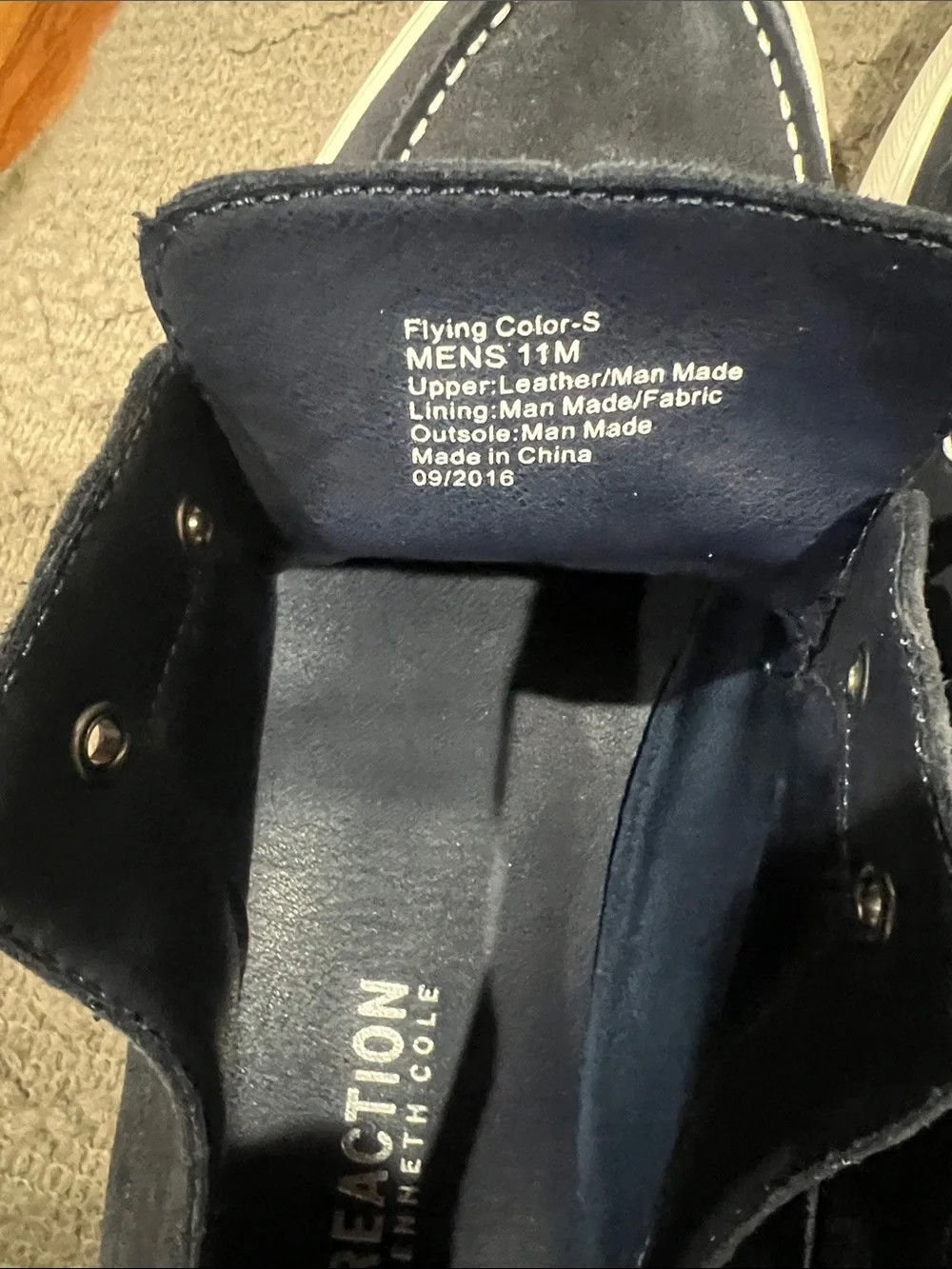 Kenneth Cole Reaction navy suede